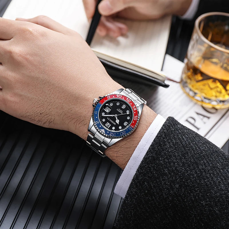 Luxury quartz watch for men